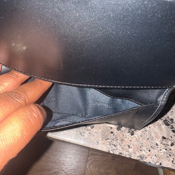 Coach Signature Black Women's Checkbook Wallet - Picture 7 of 8